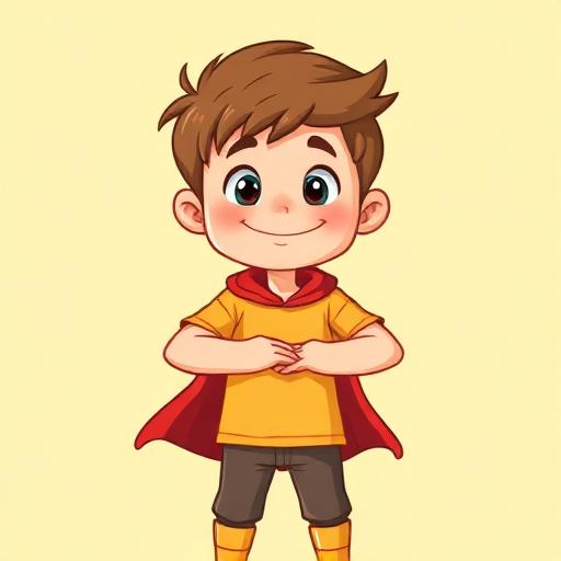 ילד בטוח בעצמו